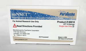 mNSET™ (Non-Surgical Embryo Transfer) Device for Mice 60010 (10 Device ...